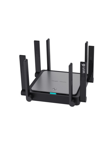 Ruijie Networks RG-EW3200GX PRO router inalámbrico Gigabit Ethernet Doble banda (2,4 GHz / 5 GHz) Negro