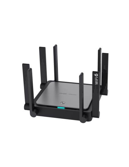Ruijie Networks RG-EW3200GX PRO router inalámbrico Gigabit Ethernet Doble banda (2,4 GHz / 5 GHz) Negro