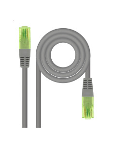 Nanocable Cable de Red Latiguillo RJ45 CAT.6 UTP AWG26 CCA, Gris, 25
