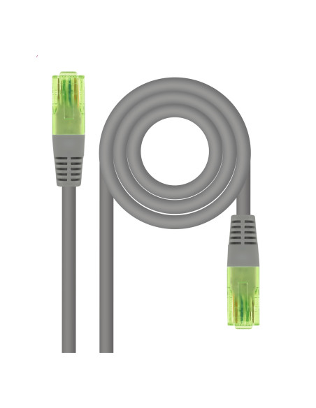 Nanocable Cable de Red Latiguillo RJ45 CAT.6 UTP AWG26 CCA, Gris, 25