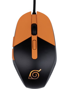 Konix Naruto KX GAMING MOUSE ratón Juego Ambidextro USB tipo A Óptico