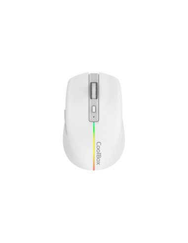 CoolBox GAMING RATON W01 BLANCO INALAMBRICO RECARGABLE 1600DPI