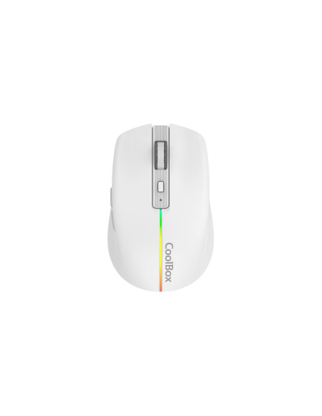 CoolBox GAMING RATON W01 BLANCO INALAMBRICO RECARGABLE 1600DPI