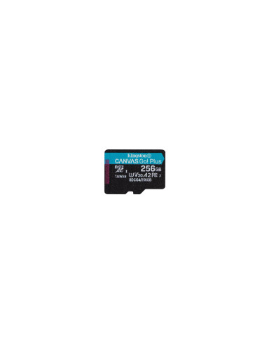Kingston Technology Tarjeta microSDXC Canvas Go Plus Gen4 de 256 GB,