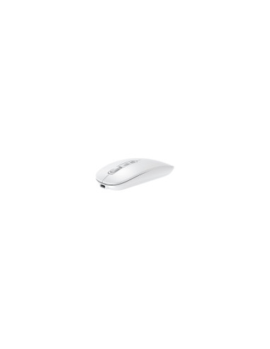 CoolBox RATON W02 IA BLANCO INALAMBRICO RECARGABLE 500MAH RF+BT
