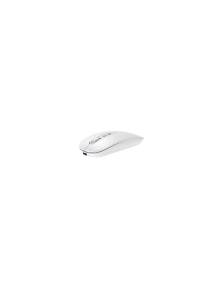 CoolBox RATON W02 IA BLANCO INALAMBRICO RECARGABLE 500MAH RF+BT