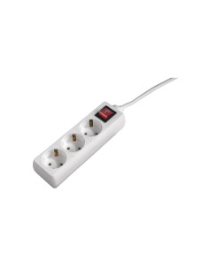 Hama 69223781 base múltiple 1,4 m 3 salidas AC Interior Blanco