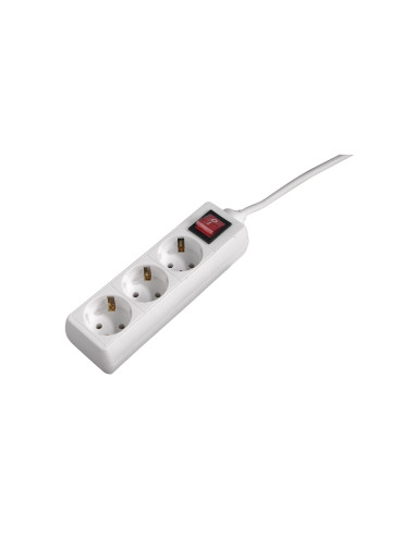 Hama 69223781 base múltiple 1,4 m 3 salidas AC Interior Blanco