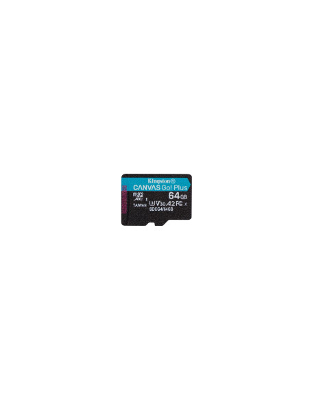 Kingston Technology Tarjeta microSDXC Canvas Go Plus Gen4 de 64 GB,