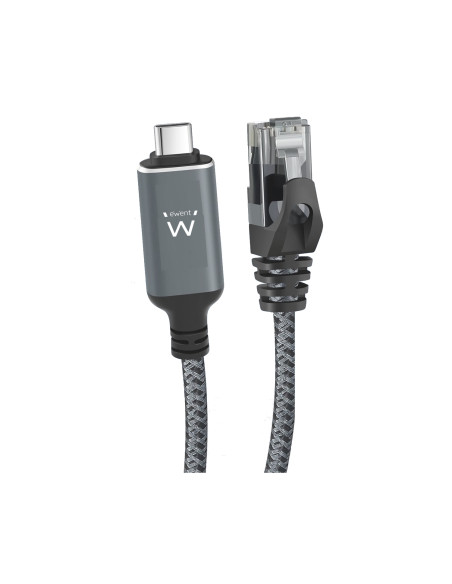 Ewent EC2001 cable de red Negro, Gris 1,5 m Cat6