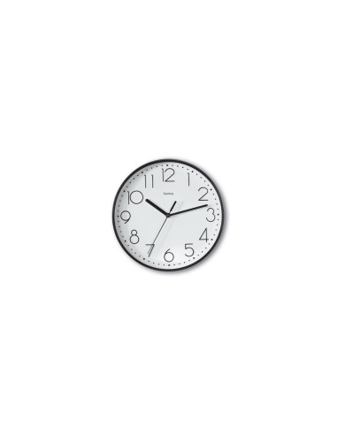 Hama Salina Reloj de cuarzo Alrededor Negro, Blanco
