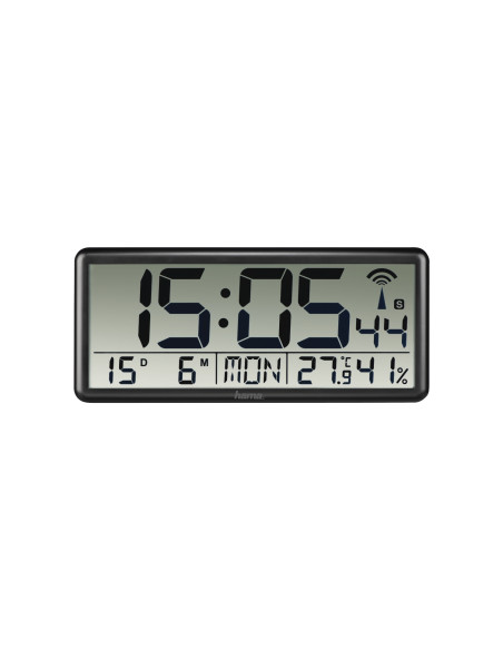 Hama Jumbo Reloj digital Rectángulo Negro