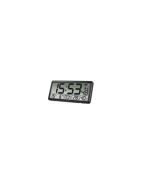 Hama Jumbo Reloj digital Rectángulo Negro