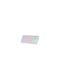 Mars Gaming MK023, Teclado Gaming TKL, Tecnología Híbrida H-Mech,