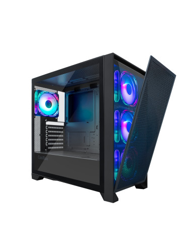 CoolBox GAMING CAJA ATX GE2000 DUALVIEW USB-C 3.2 GEN1 + 4 VENT.ARGB