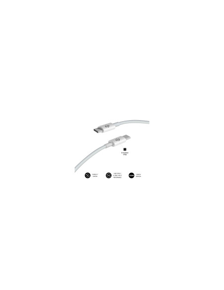SUBBLIM CABLE PLUS 100W C-C 2m WHITE