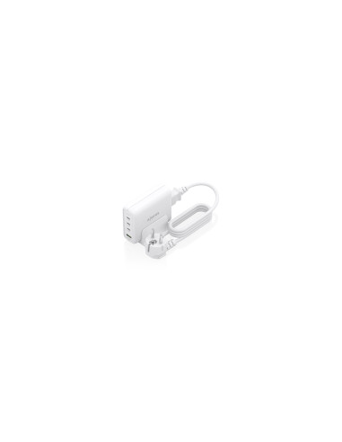 AISENS Cargador Sobremesa GaN 140W, 3x USB-C PD3.1 QC4.0 QC5.0, 1x
