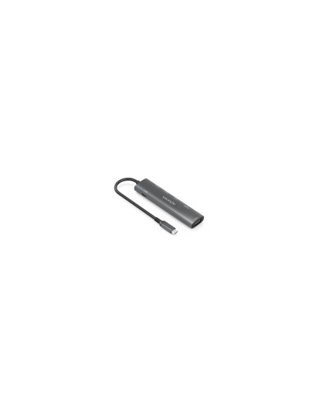 AISENS USB-C Dock 7 en 1, USB-C A, 1x HDMI, 2x USB-A USB2.0, 1x USB-A