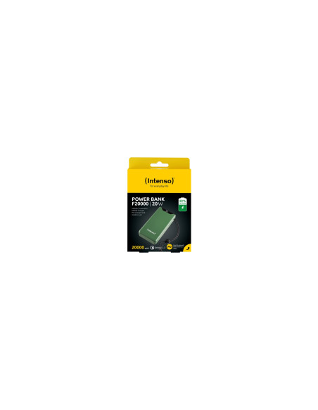 Intenso 7332057 batería externa Polímero de litio 20000 mAh Verde