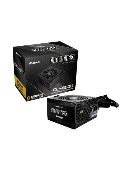 Asrock Challenger CL-850G unidad de fuente de alimentación 850 W 20+4 pin ATX ATX Negro