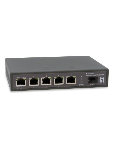 LevelOne GEP-0625 switch No administrado 2.5G Ethernet