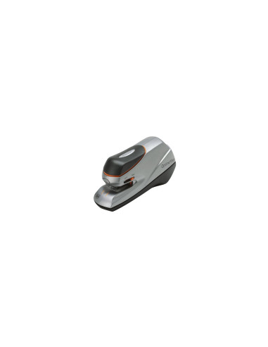 Rexel Grapadora Optima Grip eléctrica plateada/negra