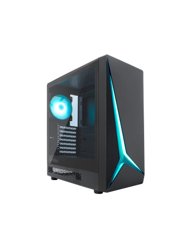 CoolBox GAMING CAJA ATX GA450 STARLIGHT BLACK ARGB USB-C 3.2 GEN1 SIN