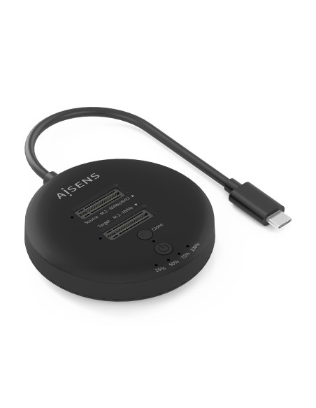 AISENS Estacion De Docking De Doble Bahia NVME a USB 3.2 Gen2x2,