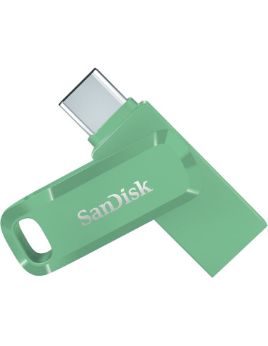 SanDisk Ultra Dual Drive Go USB 128GB unidad flash USB USB Type-A / USB Type-C 3.2 Gen 1 (3.1 Gen 1) Verde