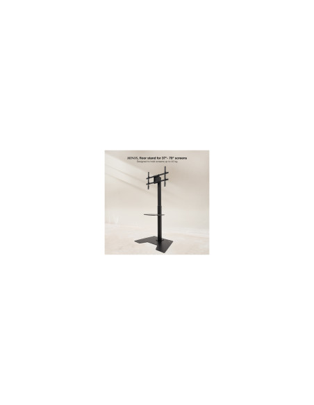 TooQ Soporte Elevador Multiusos para Monitor/Portátil, Negro