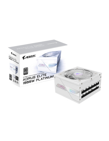 GIGABYTE AORUS ELITE P1000W ICE Fuente de Alimentación - PCIe 5.0, 80