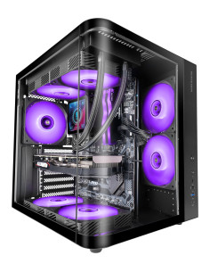 Mars Gaming MC-CURV Midi Tower Negro