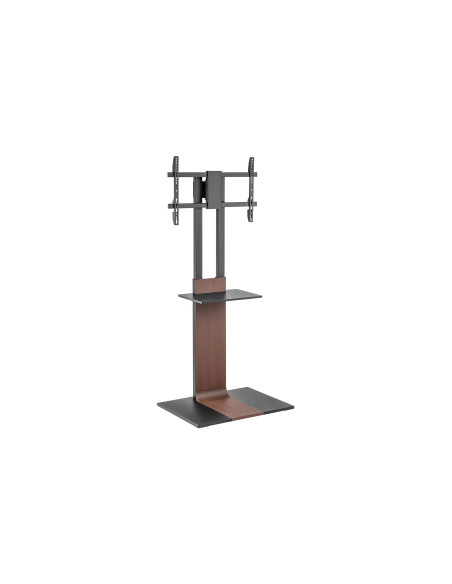 AISENS Soporte de Suelo con Bandeja DVD para Monitor/TV 50kg de