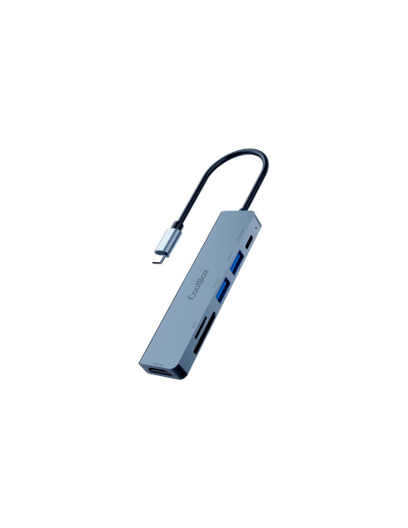 CoolBox MINIDOCK C61 ALUMINIO USB-C A HDMI 4K/2xUSB-A/USB-C