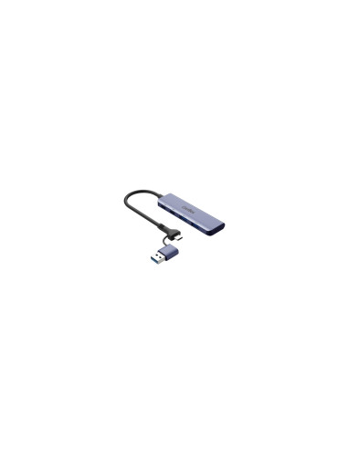 CoolBox HUB4 LITE USB-C/A 4 PUERTOS 2USB-C Y 2USB-A 3.2 GEN1 ALUMINIO