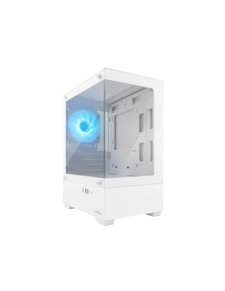 CoolBox Gaming Caja MATX GM200 Vision Lite Blanca USB-C 3.2 Gen1 Sin