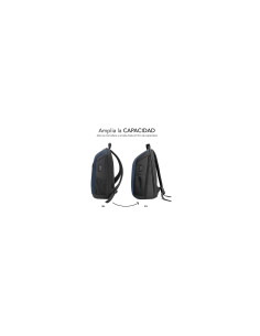 SUBBLIM Nomad Xpand Air Padding mochila City backpack Azul Poliéster reciclado 2