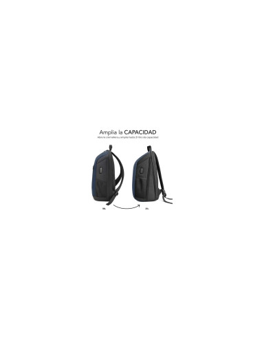 SUBBLIM Nomad Xpand Air Padding mochila City backpack Azul Poliéster reciclado