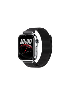 SaveFamily SaveWatch Plus 2 Reloj Inteligente para niños 4G Esfera Plata correa Tela Negra
