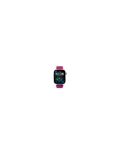 SaveFamily SaveWatch Plus 2 Reloj Inteligente para niños 4G Esfera Blanca correa Tela Frambuesa