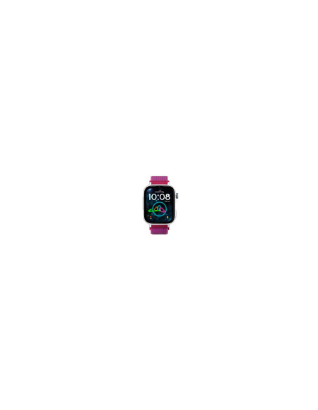 SaveFamily SaveWatch Plus 2 Reloj Inteligente para niños 4G Esfera Blanca correa Tela Frambuesa