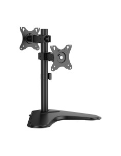 AISENS Soporte de Mesa Eco Inclinable y Rotable para 2 Monitores/POS