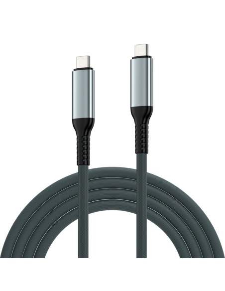Ewent EC1072 cable USB USB4 Gen 3x2 2 m USB C 40 Gbit/s 240 W Negro
