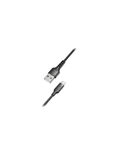 Veger USB 2.0 Conexión USB-A a USB-C Nylon trenzado 1.2m