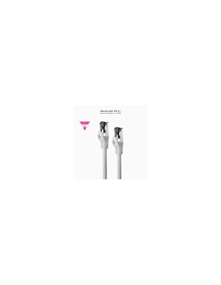 Nanocable Cable de Red Latiguillo Cat.8.1 2GHz LSZH SSTP AWG26, Gris,
