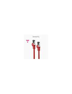 Nanocable Cable de Red Latiguillo Cat.8.1 2GHz LSZH SSTP AWG26, Rojo, 2