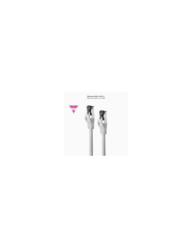 Nanocable Cable de Red Latiguillo Cat.8.1 2GHz LSZH SSTP AWG26, Gris,