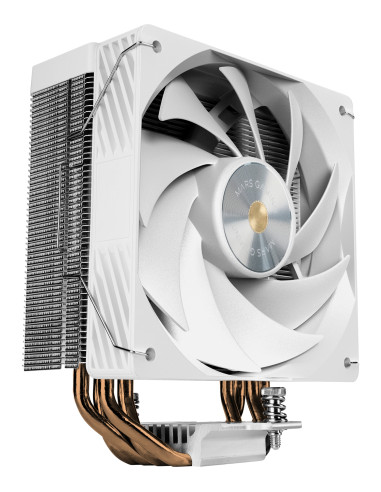 Mars Gaming MCPU-X4W Procesador Refrigerador de aire 12 cm Blanco 1