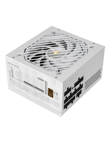 Mars Gaming MPB650SIMW unidad de fuente de alimentación 650 W 24-pin