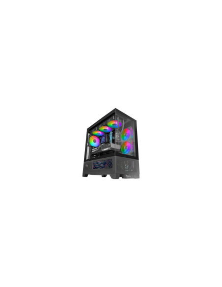 Mars Gaming MCLCDX carcasa de ordenador Midi Tower Negro
